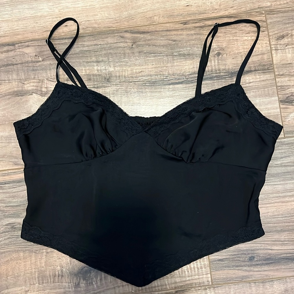 Wild Fable (@target) Women’s Black Crop Top Size Small